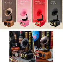 Фонограф мини Bluetooth динамик беспроводной громкий динамик сабвуфер TF fm-радио