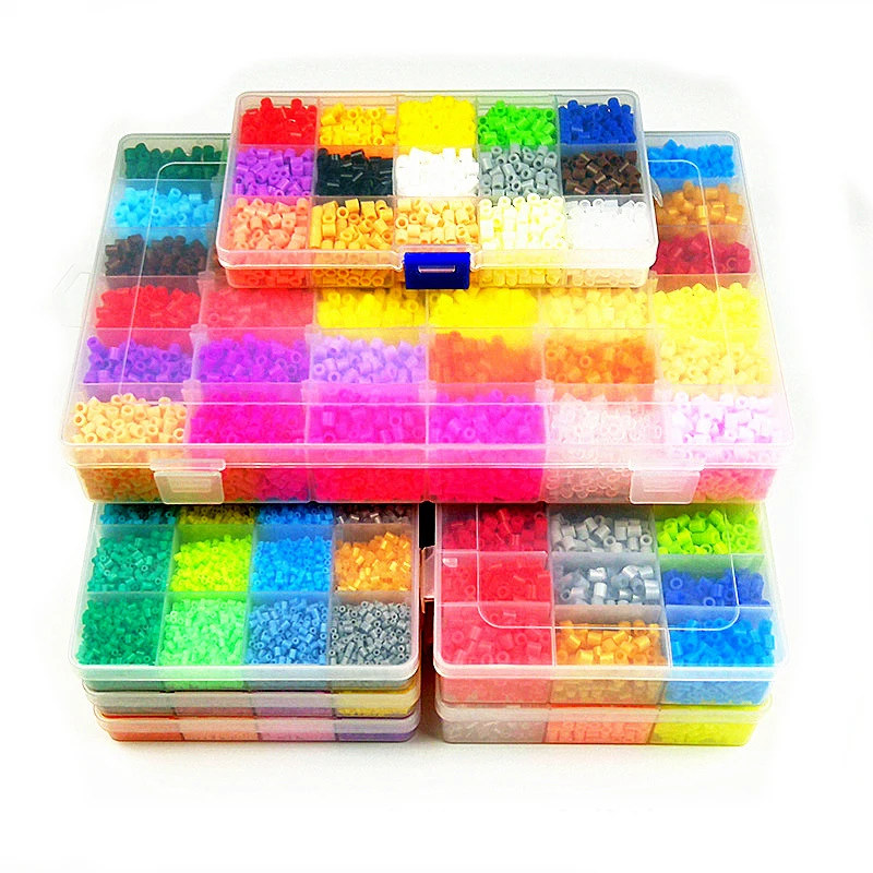 

Hama beads 5mm 3d Puzzle Toy Fuse Beads Kit Kids Creative Handmade Perler Beads Toy Gift