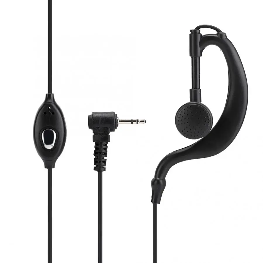 2 шт. ABS T Head 1 Pin 2,5 мм разъем радио наушники для портативной рации наушник подходит для Motorola большинства моделей