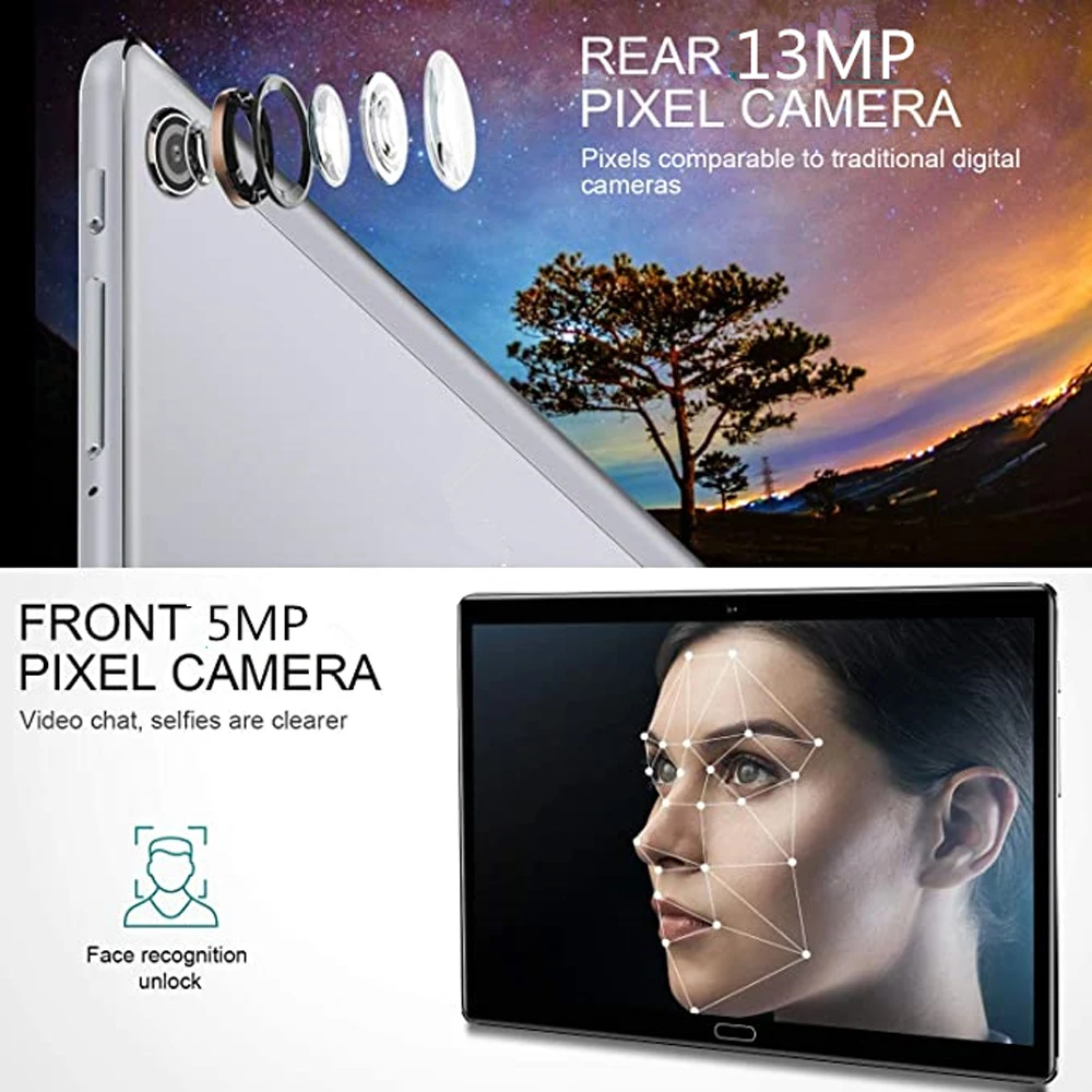 Newest 10.6 Inch 1920*1200 2.5K IPS Screen Deca Core Tablet PC 6GB+128GB ROM 13.0MP GPS Global 4G LTE Android Tablets планшет