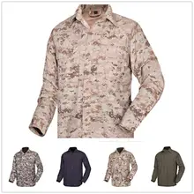 Камуфляжная куртка с пряжкой тактическая одежда инструменты для охоты туризма рыболовная туристическая одежда военная быстросохнущая 9 цветов Новинка