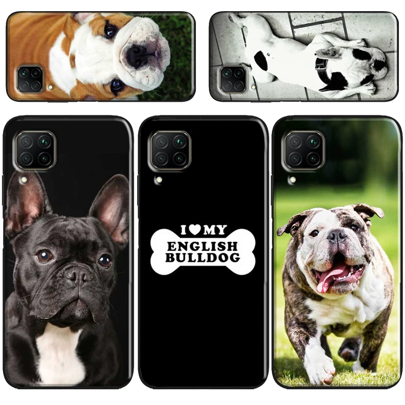 Чехол с британским английским бульдогом для Huawei P30 P40 P10 P20 Lite Mate 20 30 Pro 10 P Smart 2019 Z Coque