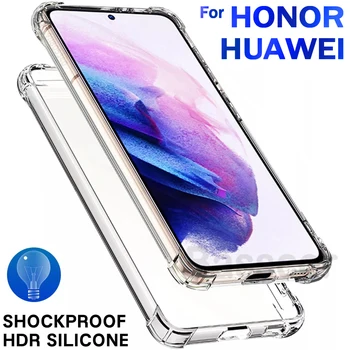 fundas a prueba de golpes para carcasa móvil, funda transparente para honor 10 lite 20 50 pro 10i huawei p30 lite p20 p40 pro lite 8x 9x estuche