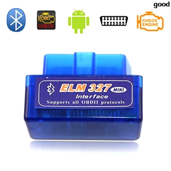 

2019 ELM327 Bluetooth V1.5 OBD2 Car Diagnostic Tool for Audi A3 A4 A5 A6 VW Passat Skoda Octavia Renault Megane 2 3 Ford Focus