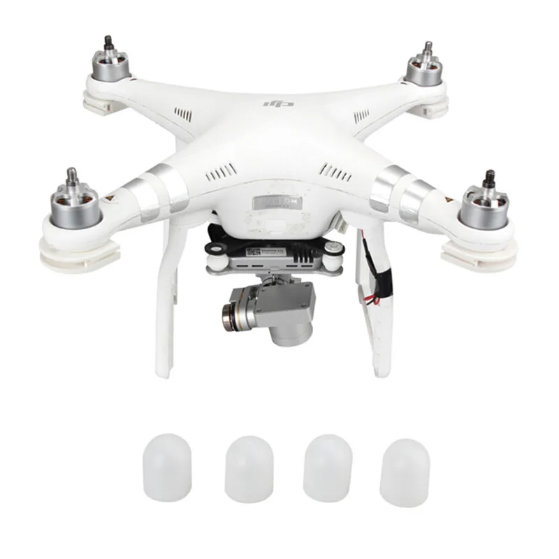 4Pcs Camera Drone Motor Protective Cap Cover Soft silicone case Guard For DJI Phantom 3 4 Phantom 4 pro Accessories 1 (3)