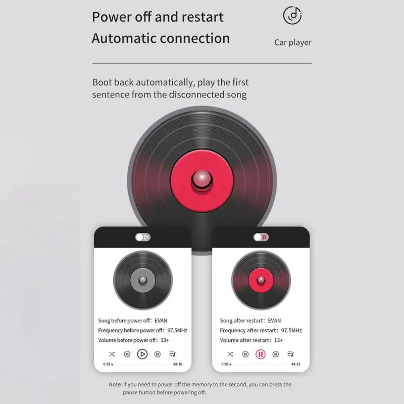 Полезное автомобильное быстрое зарядное устройство Bluetooth плеер с функцией FM функция громкой связи Функция передатчика Интеллектуальное обнаружение напряжения