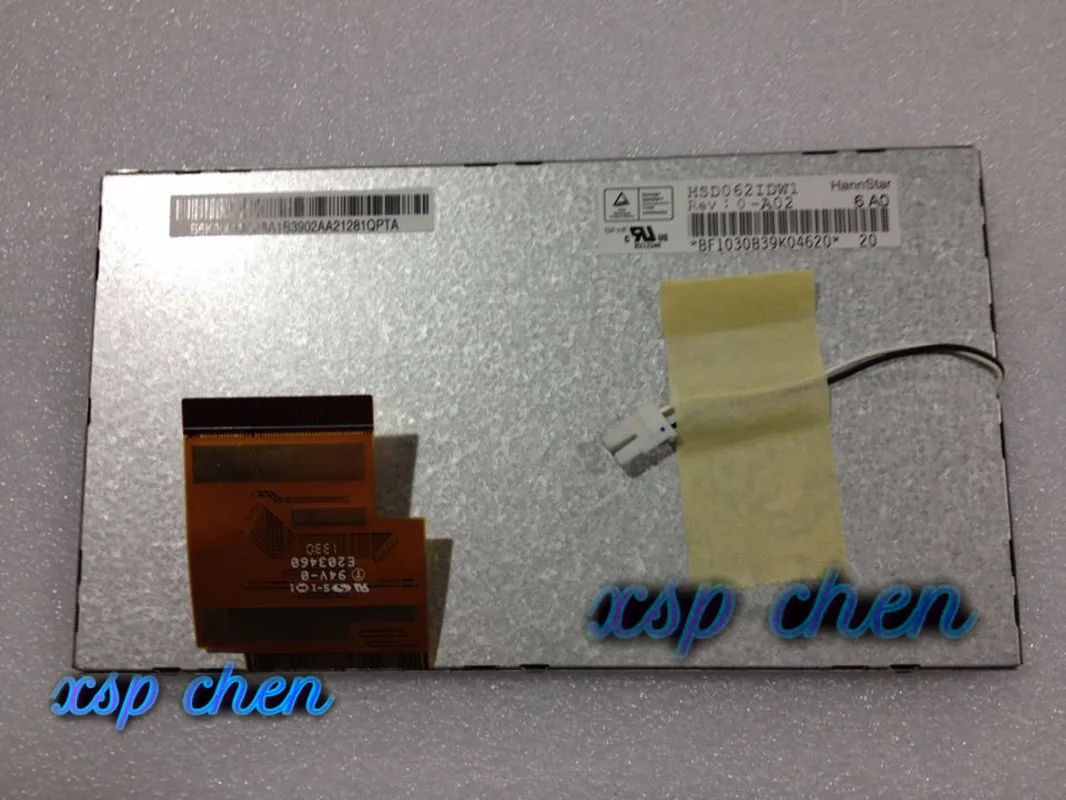 155*88 мм 6,2 дюймовый ЖК-экран HSD062IDW1 A00 A01 A02 с сенсорным экраном для DVD автомобиля gps навигации