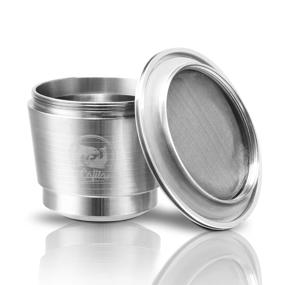 16 шт. фильтр для кофе сетка совместима с Nespresso металлический диаметр 27 мм нержавеющая сталь многоразовые капсулы DIY кофеварка