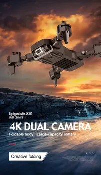 

2020 NEW Rc Drone 4k/ 1080P HD Wide Angle Camera WiFi fpv Drone Dual Camera