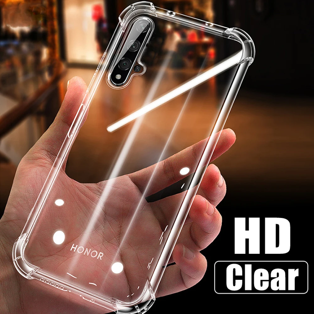 Силиконовый чехол для huawei honor play 3 3e view 30 20 pro 20i 20s 10 lite, бампер 10i, аксессуары, оболочка, облегающие чехлы