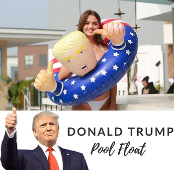 

Pool Float Donald Trump Inflatable for The Summer Fun Swimming Floats for Pool Party Gag Gift Air Mattresses Sea Swimming Rings