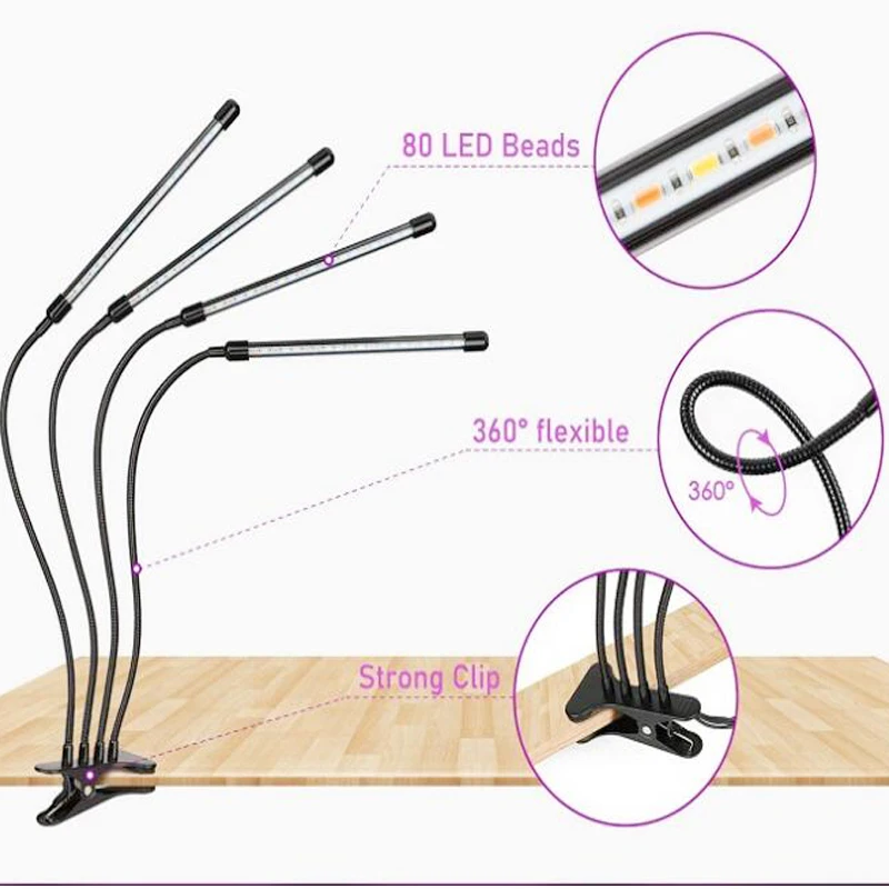 Completo de Luz Usb para Mudas Yabstrip Crescer Espectro Indoor Jardim Plantas Flor Hidroponia Tenda Caixa Phyto Lâmpadas Led 5v 36 Yabstrip led crescer espectro completo de luz