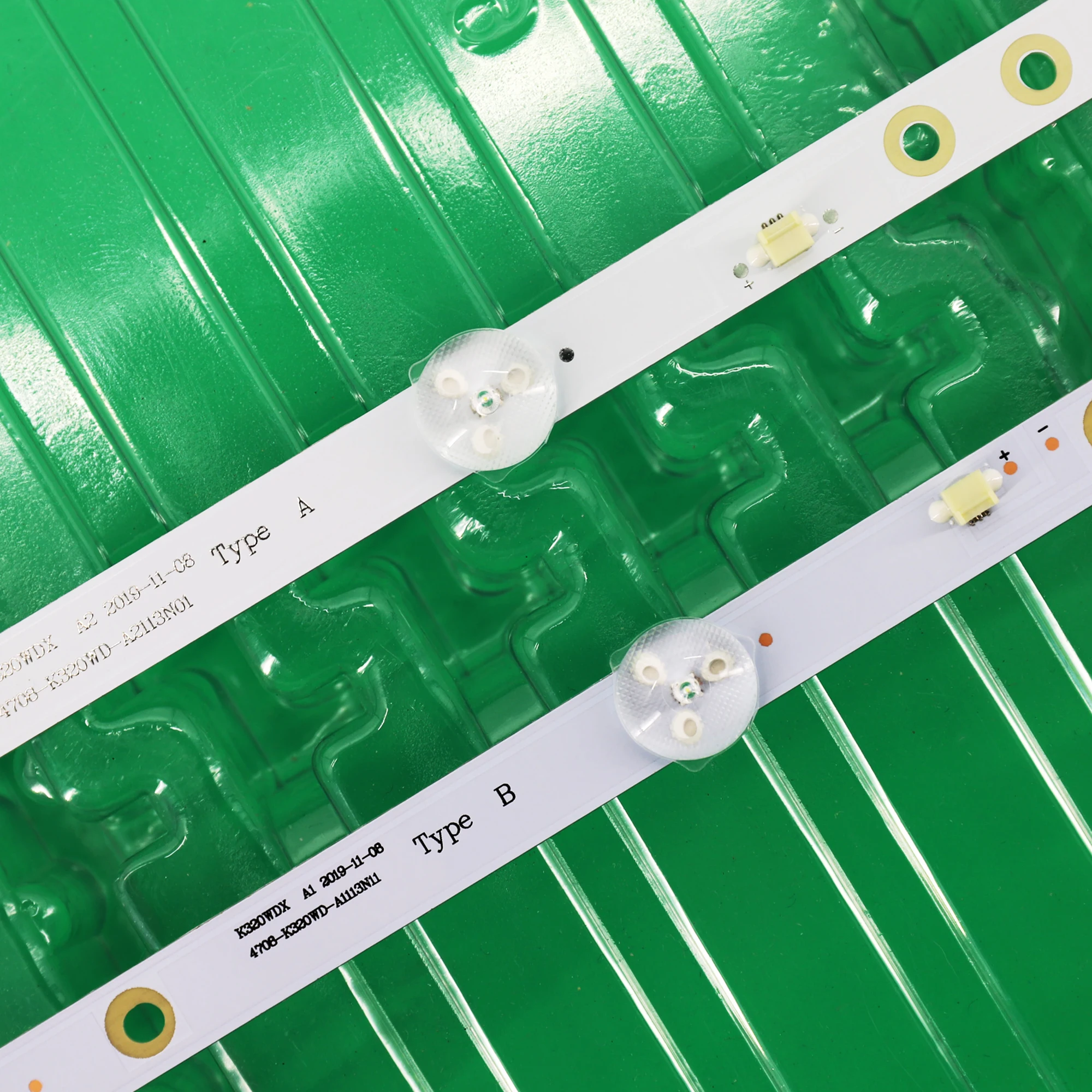 Led Backlight Strip para Sharp 2t-c32acsa K320wdx a1 a2 4708-k320wd-a2113n01 4708-k320wd-a1113n11 Novo 10 Peças Lote 6led