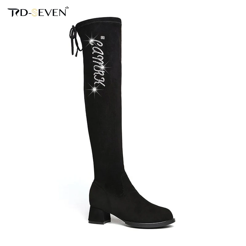 

Women Winter Boots Ladies Warm Comfortable Non-slip Shoes Woman Crystal Letter Decora Shoes Botas Mujer Invierno 2020