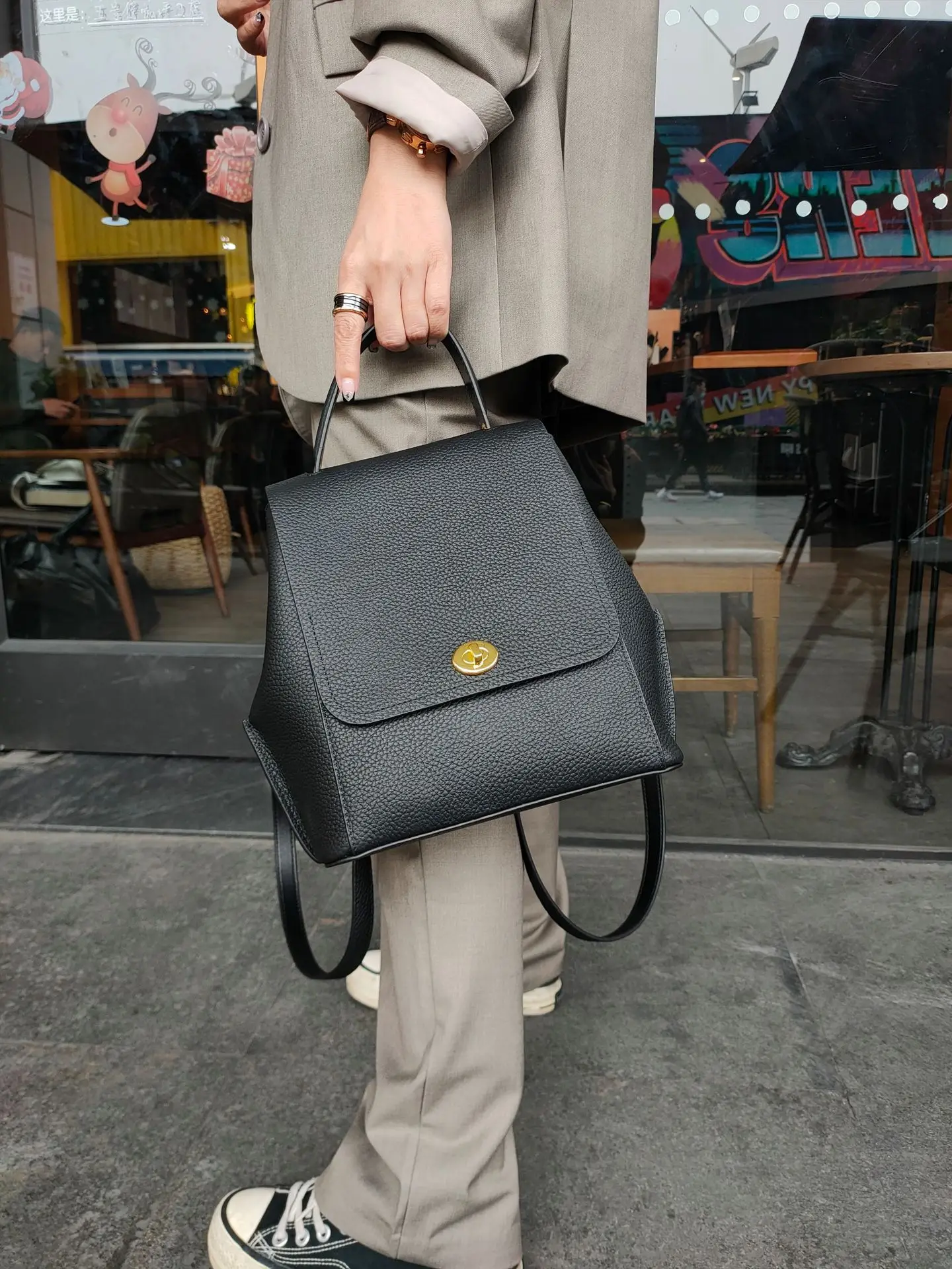 2026 Ins Vintage Women Backpack Cowhide Leather High Quality Female Shoulder Bag College Girl School Book Backpacks Daypack