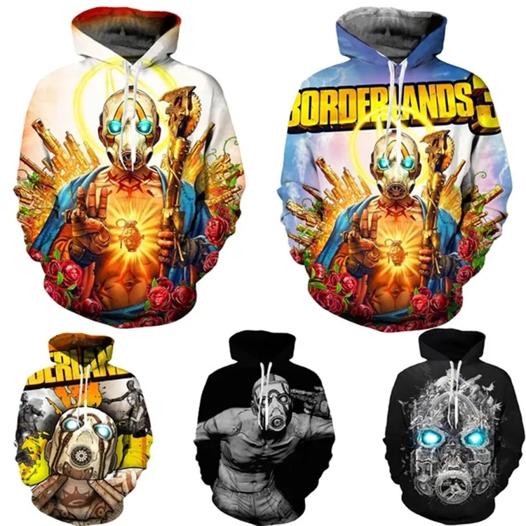 PS4 borderland 3 Hyperion костюмы borderland Zer0 толстовки кофты косплей 3D печатных модные мужские и женские куртки с капюшоном