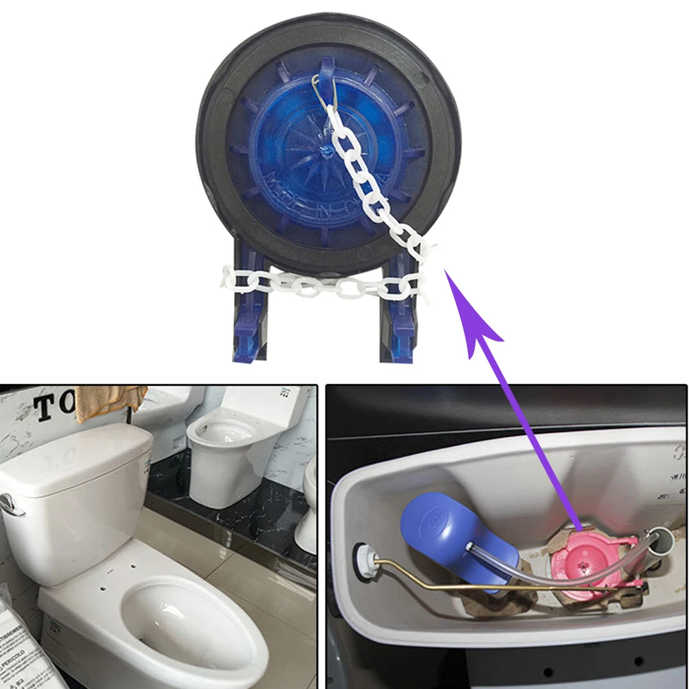 Старомодные аксессуары мяч с Chian части бака для воды заглушки уплотнительная крышка резиновый клапан Закрытие ванная комната туалет слив