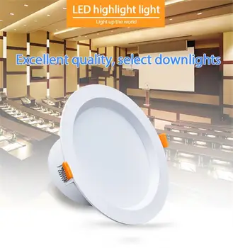 

LED Downlight Recessed Ceiling Lights Energy Saving LED Downlight Spot Light Hole Light 18W Integrated Hole Light LED Lighting