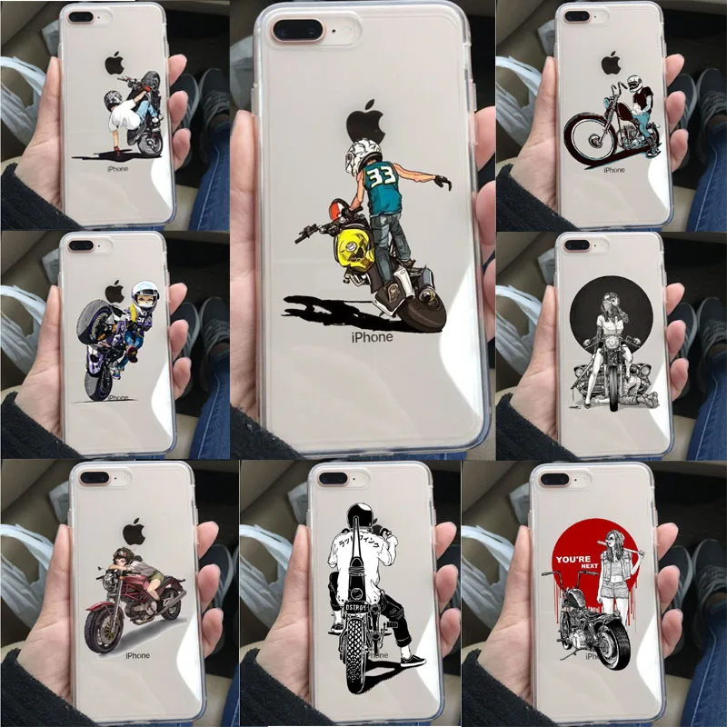 Американский ТВ сыновья анархия Мягкий ТПУ чехол для телефона iPhone 45 SE 6 Plus 7 7plus 8 X XS