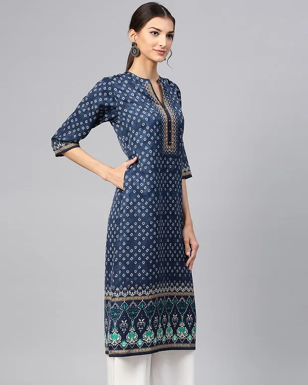 Индийские этнические блузки индийское платье для женщин одежда Kurta Vestido Индиано Курта Длинные Курти Пакистанская блузка хлопок штамп