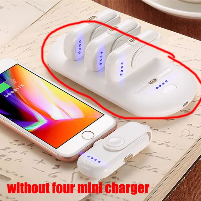 white big charger Портативное магнитное зарядное устройство для iPhone Micro usb type C мини магнитное зарядное устройство - Цвет: white big charger