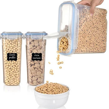 

Dispenser Scale Display Container PP Home Plastic Sugar Cereal Removable Cover