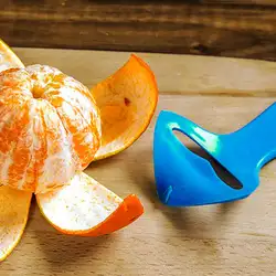 Многофункциональная Овощечистка пластиковая Апельсиновая Овощечистка грейпфрут Овощечистка практичное оранжевое кухонное устройство