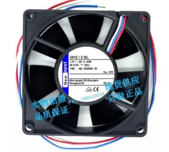 

For ebmpapst 3412/2 GL DC 12V 0.85W 90X90X25mm Server Cooling Fan