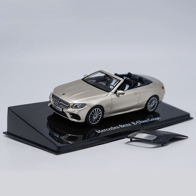 Cabriolet Gold Оригинальная коробка 1:43 E300 сплавочная модель автомобиля статические металлические модели автомобилей для Коллекционные вещи подарок - Цвет: Cabriolet Gold