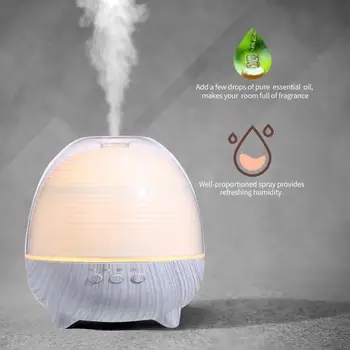 

600ML Aroma Diffuser air Humidifier with LED lamp Aromatherapy Difusor for Home Ultrasonic Cool Mist Essential oil Diffuser