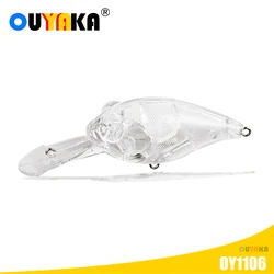 Crankbait Fishing Accessories Lure Isca Artificial Diy Blank Unpainted Lures Weights 14.5g Floating Pesca Wobblers Winter Leurre
