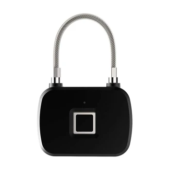 

L13 Portable Electronic Small Lock Smart Fingerprint Padlock Anti-Theft Door Lock Padlock Shoulder Bag Luggage Lock