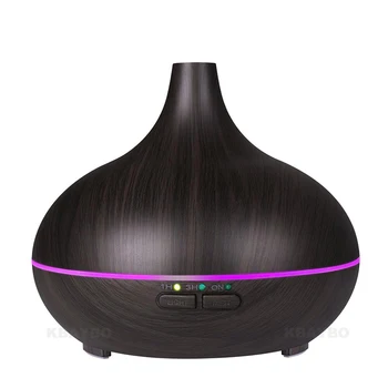 

150ml Ultrasonic Air Humidifier Aroma Essential Oil Diffuser 4 Timer Setting Whole House Humidifier with 7 Color change LED lamp