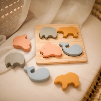 3D Animal Puzzles Toys - Silicone Toys 3
