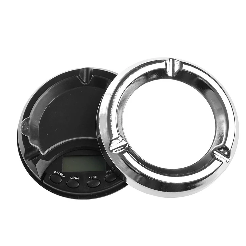 ABUI-Mini 500 г/0,1 г пепельница с подсветкой ЖК-дисплей ювелирные изделия Электронные цифровые весы