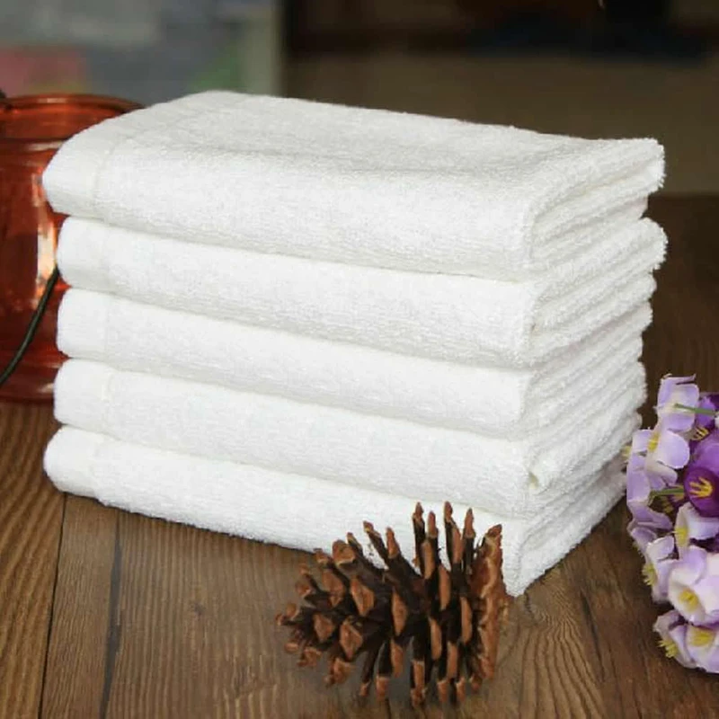 

New 1Pc Soft 100% Cotton 33*73cm Hotel Bath Towel Washcloths Hand Towels