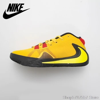 

Nike ZOOM FREAK 1 EP Alphabet Brother Generation Men's Boot Hook Low Gang Basketball Shoes Men Medium Cut Hard Court Breathable
