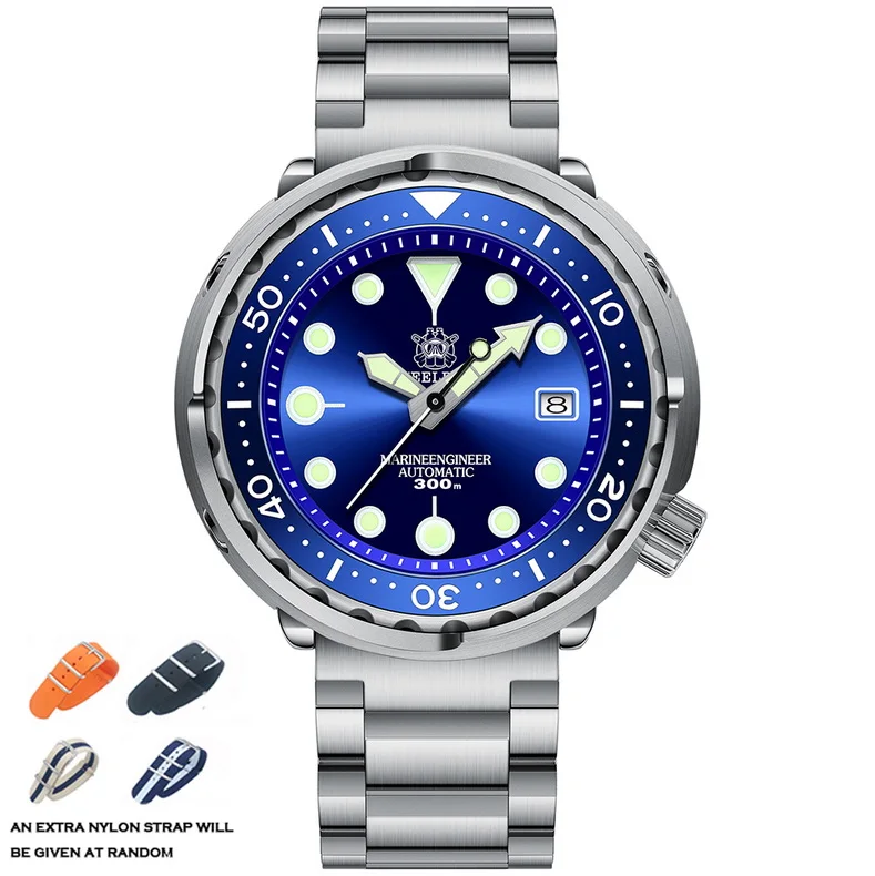 STEELDIVE Mens Diver Watches Tuna Automatic Watches 300m Waterproof Mechanical Wristwatch Luminous Ceramic Bezel Sapphire NH35