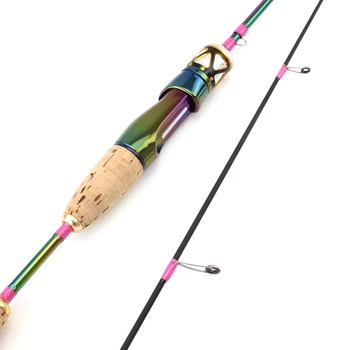 

Colorful UL power Spinning Casting Fishing rod Lure Rod 1.68M Slow Rod Fishing Tackle Solid Tip pole Lure Weight 3-7g