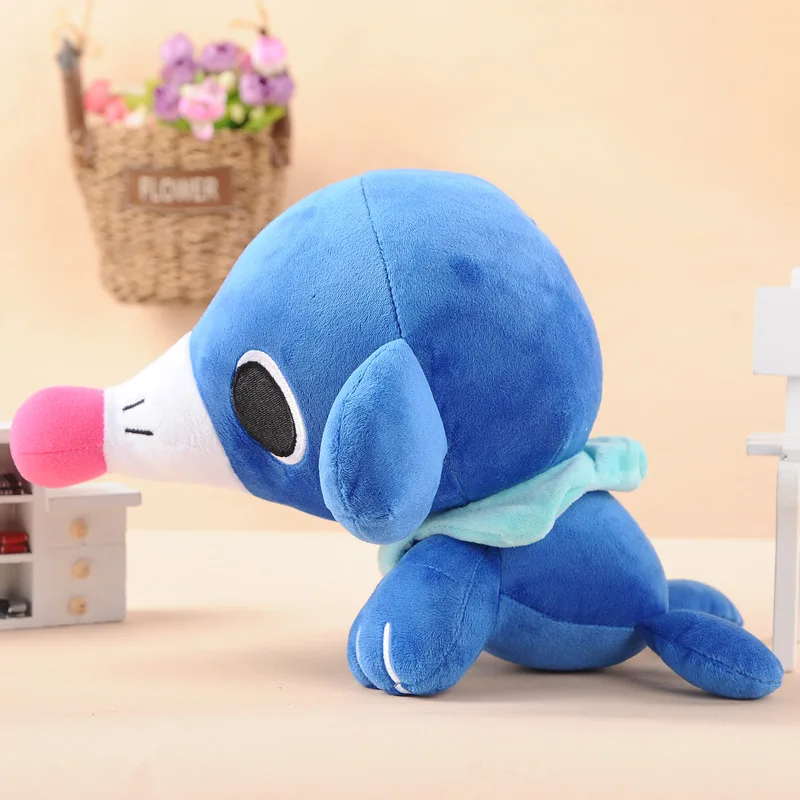 25 см Popplio pkm маленькая фигурка плюшевые игрушки синие для детей подарок на день