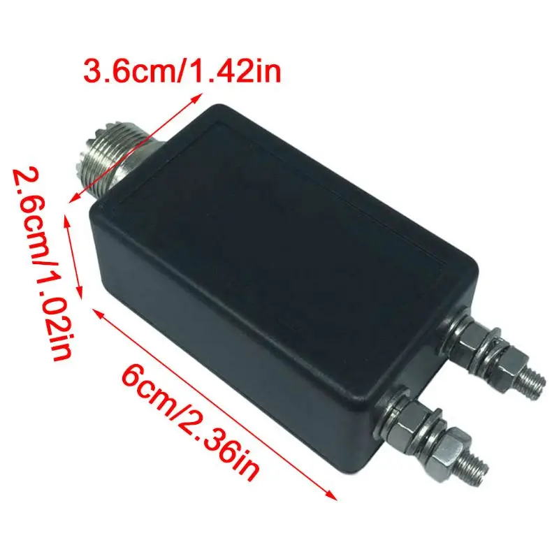 100W 1:1 HF Shortwave Antenna Balun QRP Mini Baluns M Interface HF Frequency 24BB