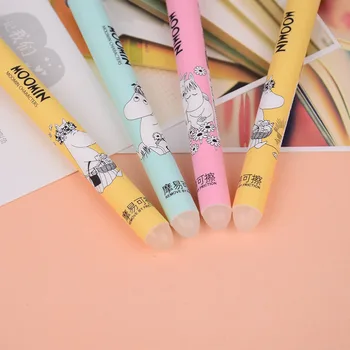 

1Pcs Creative 0.38mm Erasable Ballpoint Pen Cartoon Lovely Hippopotamus Pattern Student Writing Stationery School Office Supply
