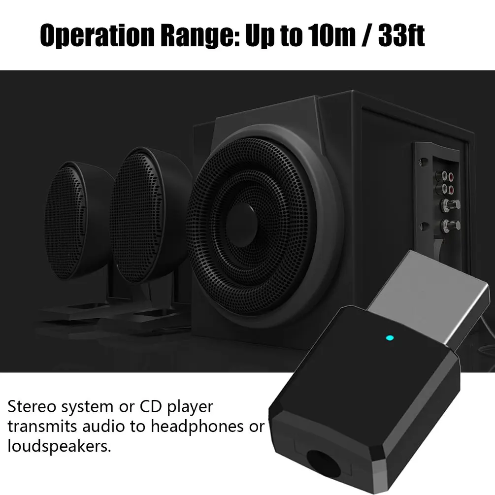 Для вставки Usb дважды в быструю последовательность 5,0 приемник аудио Usb передатчик адаптер для ТВ и ПК наушники Динамик