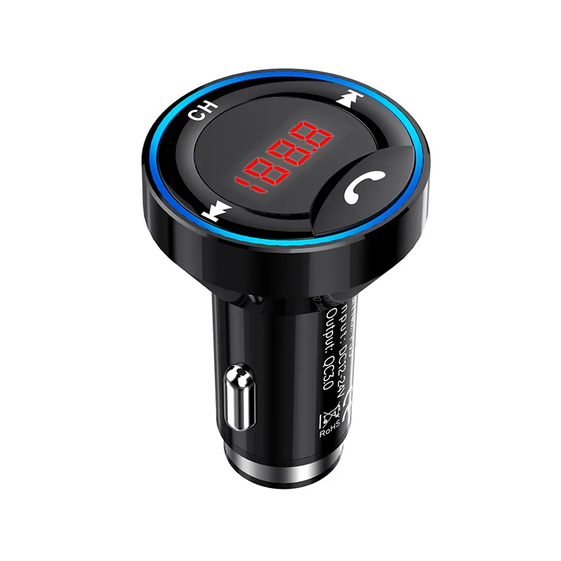 Фабричный стиль fm-передатчик Bluetooth музыкальный плеер аудио передатчик Bluetooth Автомобильный Hands-free телефон USB Автомобильное зарядное устройство