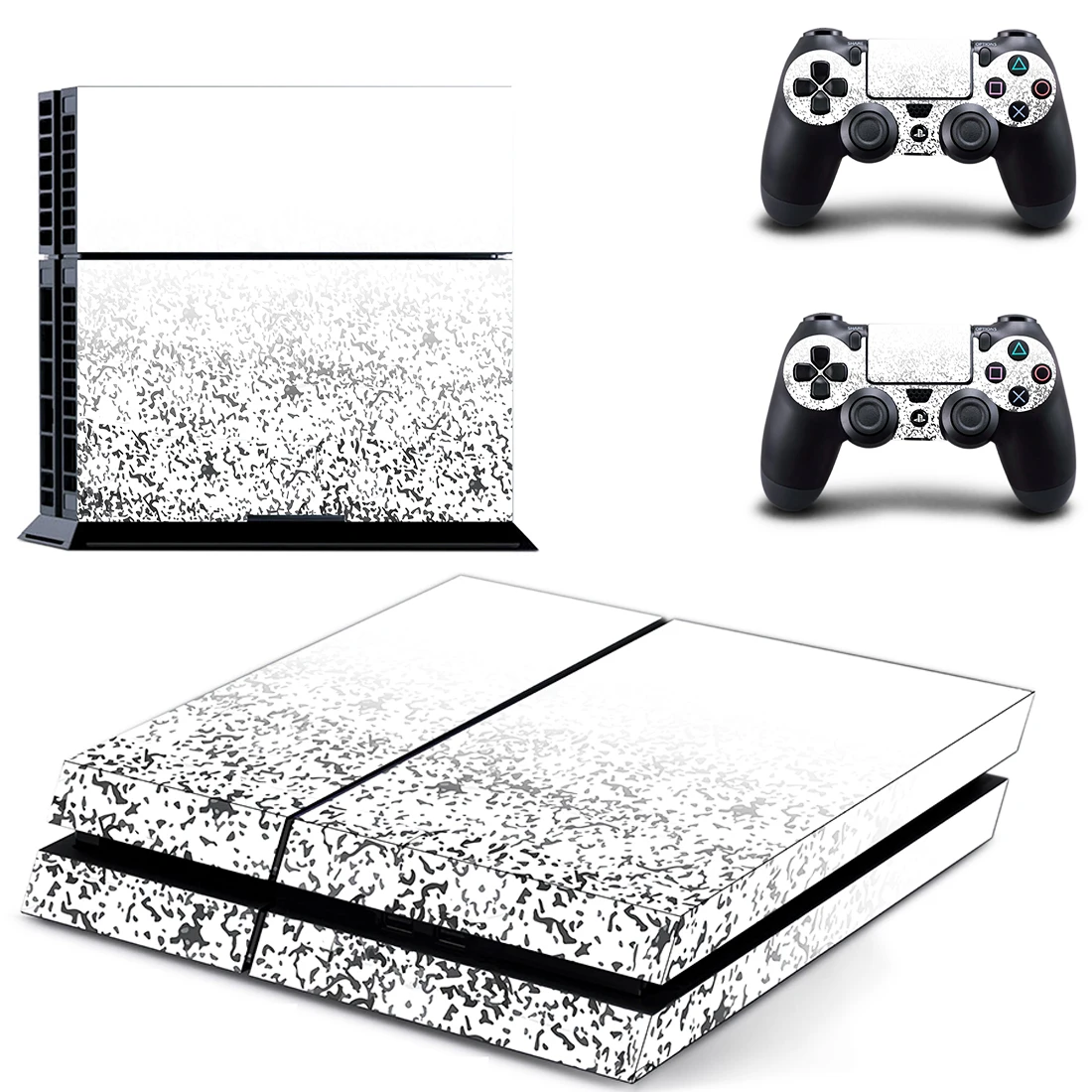 Черный стиль пятна наклейка кожи наклейка для PS4 Playstation 4 консоли защитная пленка+ 2 шт. контроллеры Защитная крышка DPTM2485