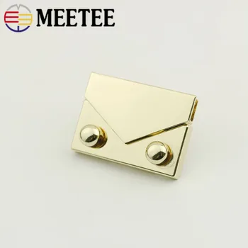 

2/4pcs 48x35mm DIY Purse Pushed Locks Metal Handbag Clasps Closure Buckles Bag Snap Lock Replacement Hardware Accessories