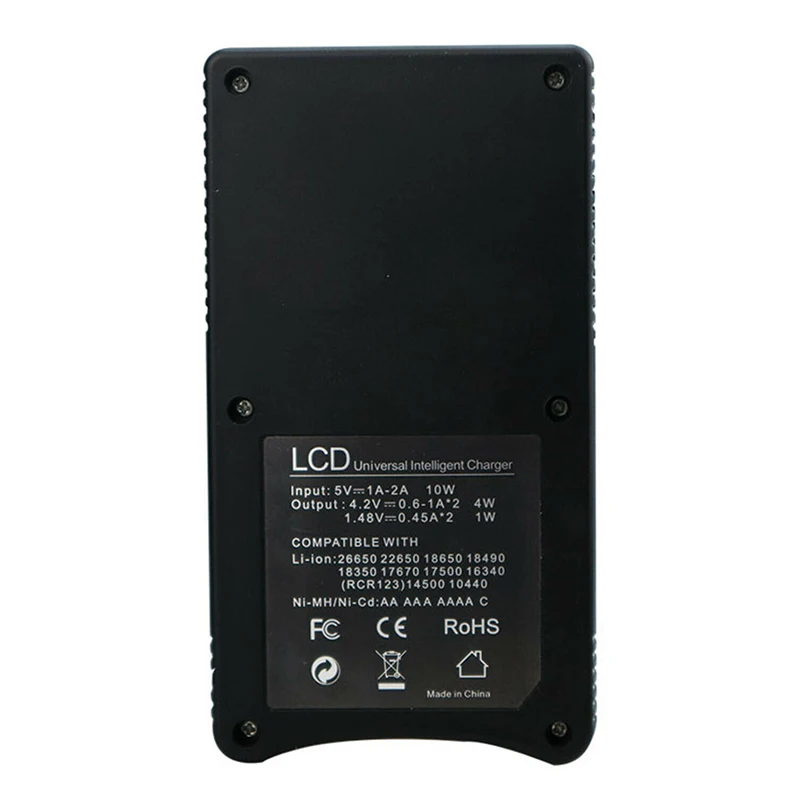 2 слота USB зарядное устройство 18650 26650 литий-ионный аккумулятор Зарядка для A/AA/AAA/AAAA/14500/10440/17500/18350/22650/21700 батареи