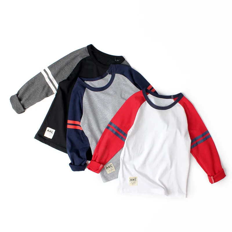 

Autumn Boys T Shirt Girls Long Sleeve Tops Clothes For Children 9 Years Cotton Toddler Shirts Kids Clothes 2019 Brand Tee Shirt