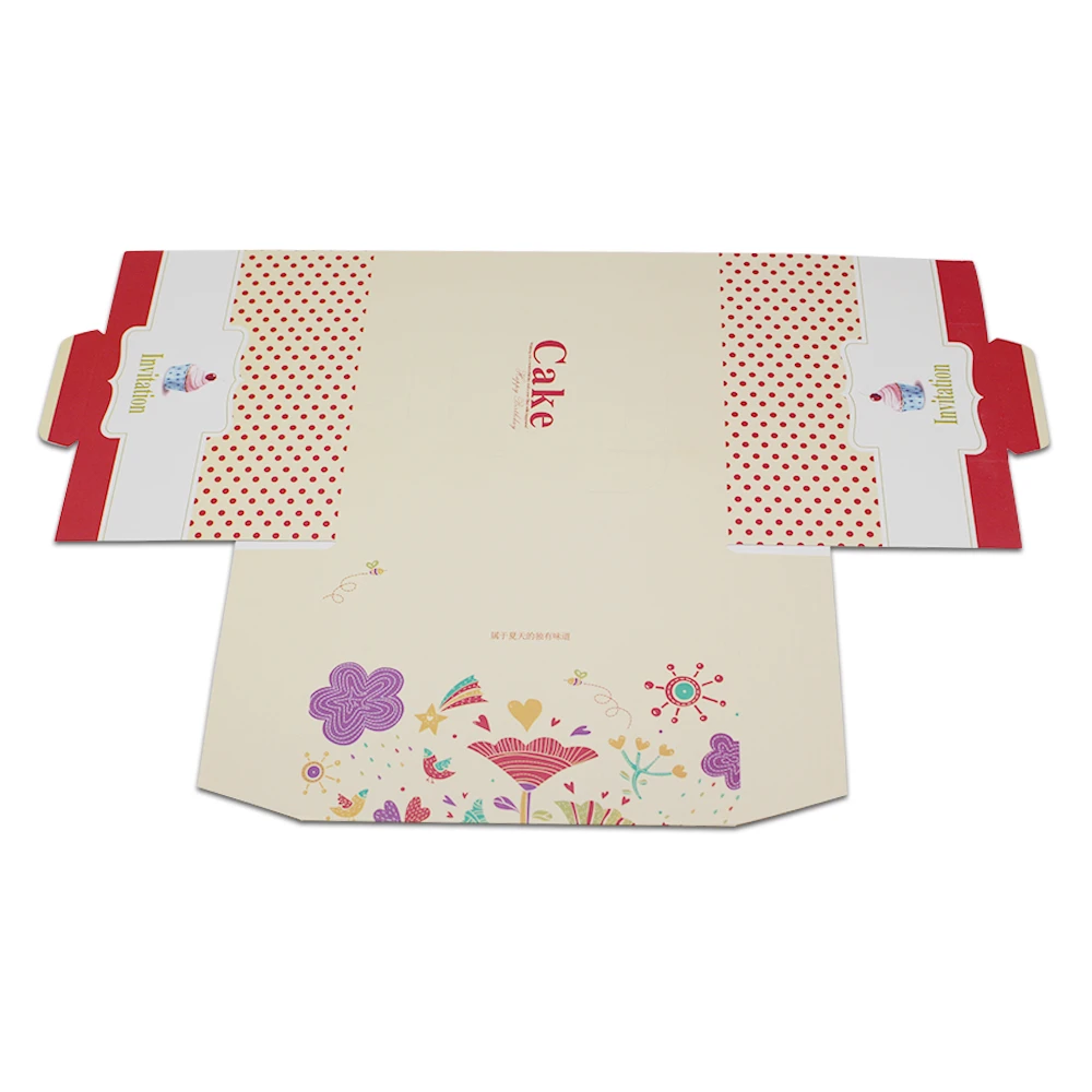 DHL, 5,3 ''x 5,3'' x 3,9 '', для дня рождения, для торта, выпечки, печенья, упаковочные коробки с ручкой, Нежная Свадебная бумажная переносная упаковочная коробка