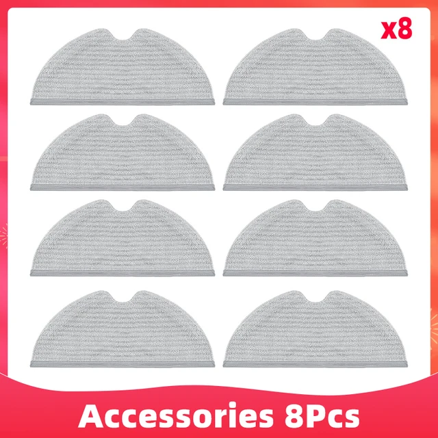 Main Side Brush Mop Cloths Hepa Filter For Xiaomi Dreame D9 Dreame Bot L10 Pro Trouver Robot LDS Vacuum-Mop Finder Spare Parts 8 Mop